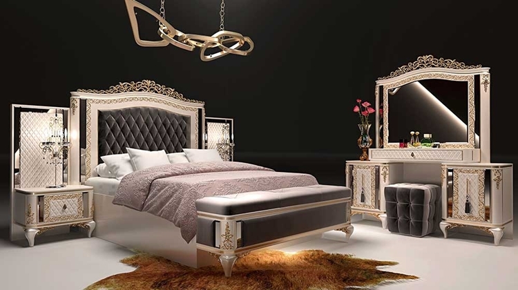 Pırlanta Klasik Yatak Odası Takımı