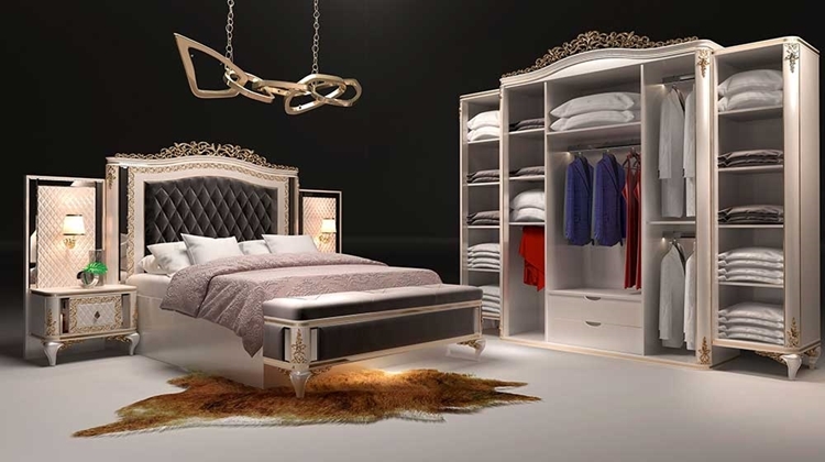 Pırlanta Klasik Yatak Odası Takımı